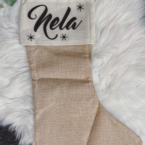 Nikolaussocke mit Namen * personalisierter Weihnachtsstrumpf