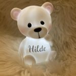Leuchtbär mit Namen * LED Bär* personalisiertes Geschenk zur Geburt, Weihnachten oder Taufe / Nachtlicht